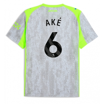 Billige Fotballdrakt Manchester City Nathan Ake #6 Replika Tredjedrakt 2025-26 Kortermet